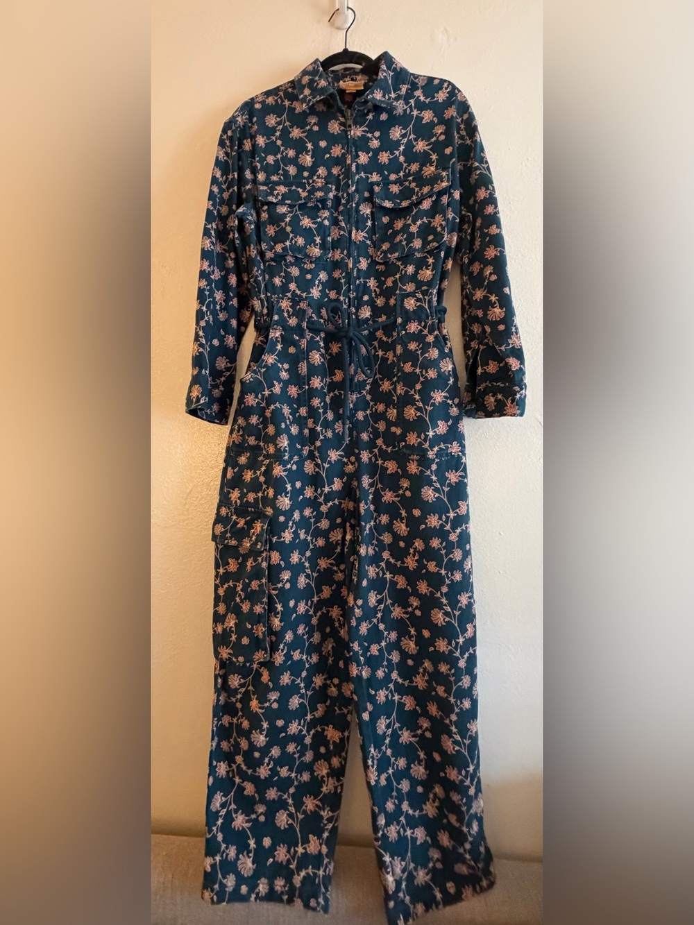 Printed Floral Jumpsuit Size 8